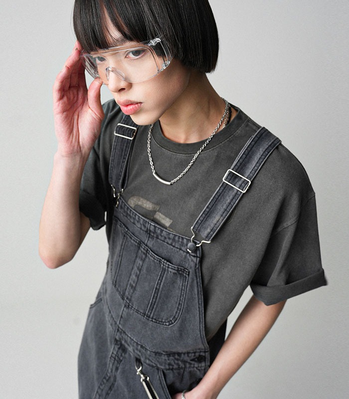 Rupy Overall Wide Pants BLACK